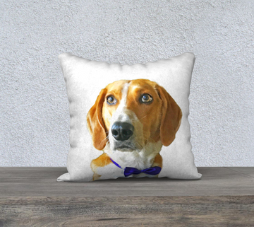 Throw Pillow Baylee the Foxhound
