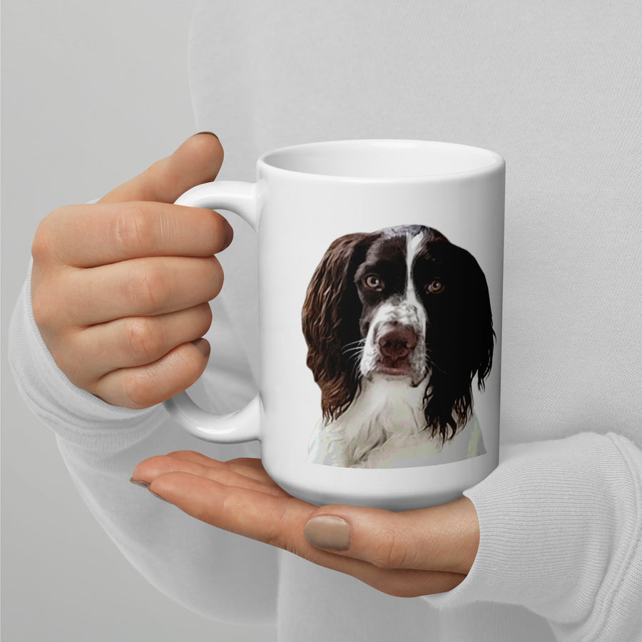 Mug with Élyme the French Spaniel