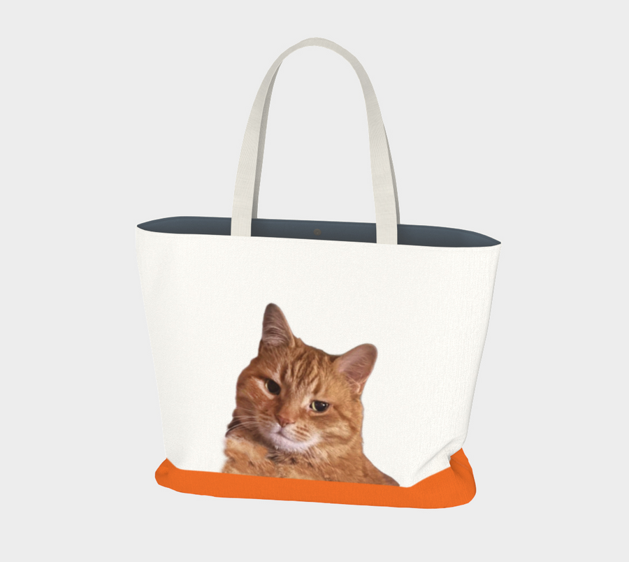 Tote Bag Cheddar the Cat