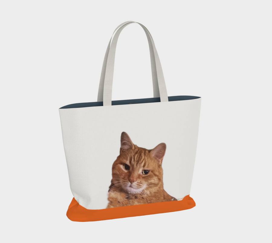 Tote Bag Cheddar the Cat