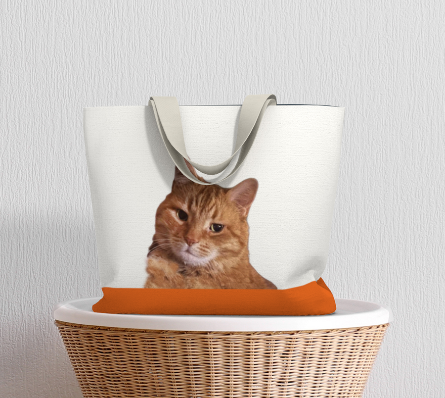 Tote Bag Cheddar the Cat