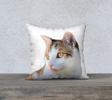 Throw Pillow Cover Chica the Cat