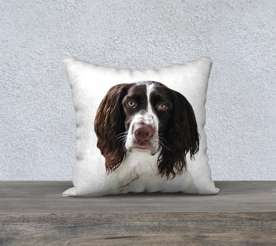 Throw Pillow Cover Élyme the French Spaniel