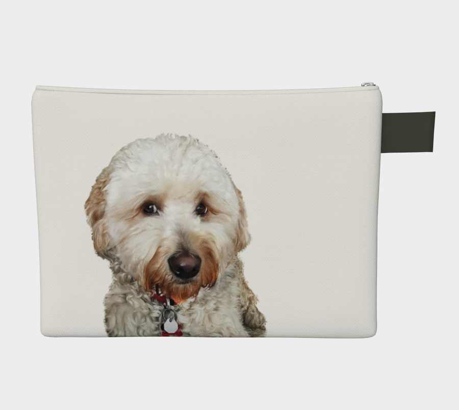 Zipper Pouch Mully the Goldendoodle