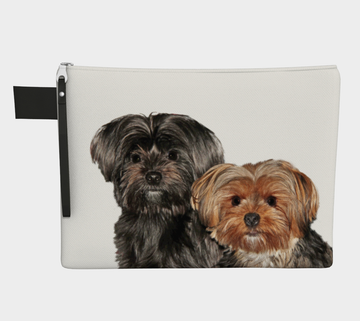 Zipper Pouch Coco & Ginger the Yorkies
