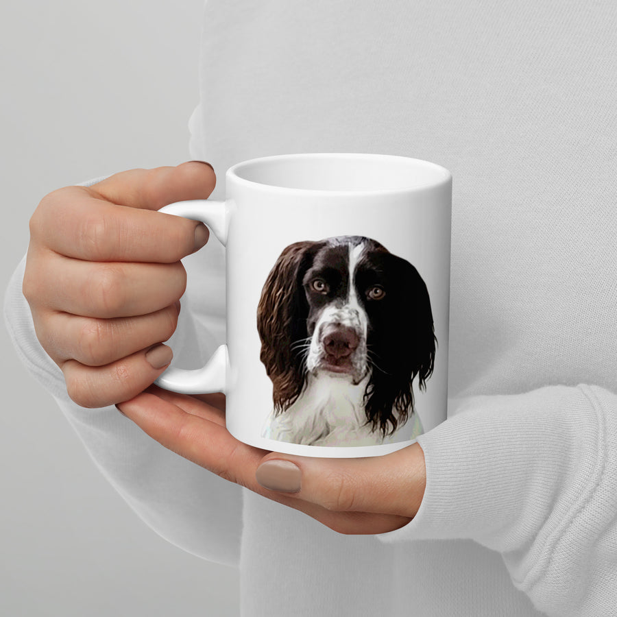 Mug with Élyme the French Spaniel